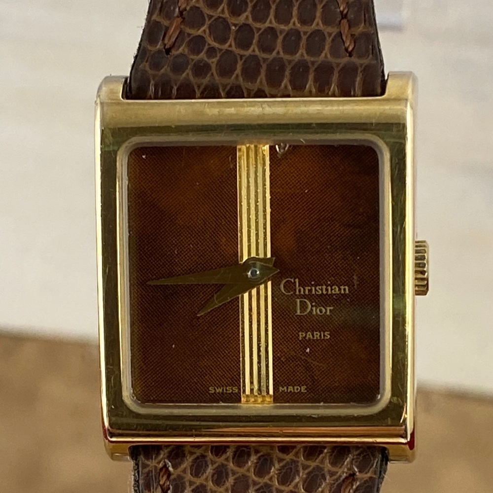 Vintage Stunning Rare 1970's Christian Dior Watch Hand Wind